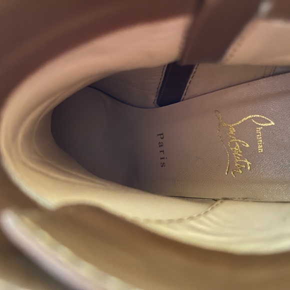 Authentic Rare Christian Louboutin Brown Janis Button Bootie 40 - Picture 9 of 14